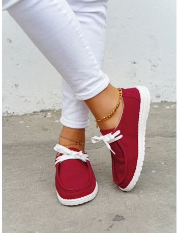 Lace-up Front Casual Shoes