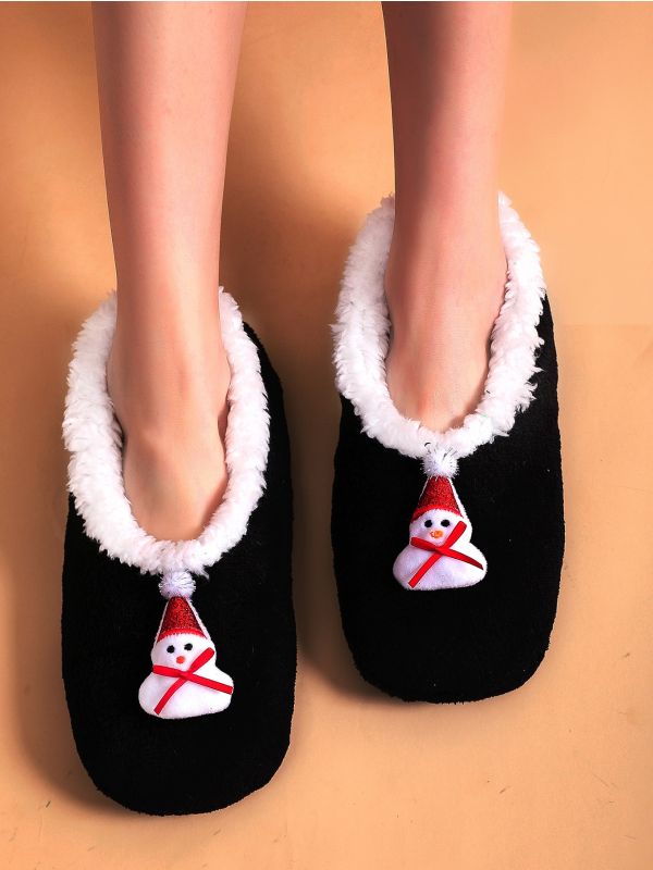 Christmas Decor Bedroom Slippers