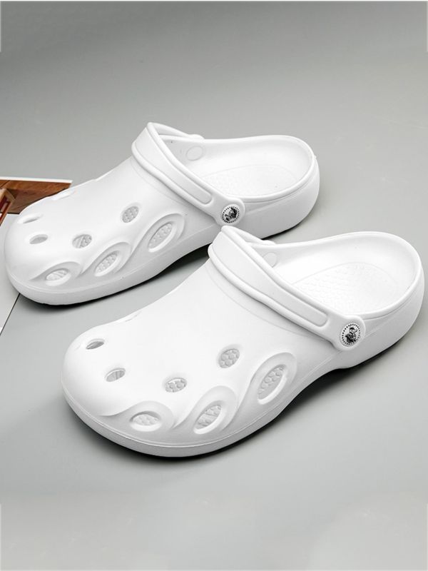 Minimalist Hollow Out Vented Clogs